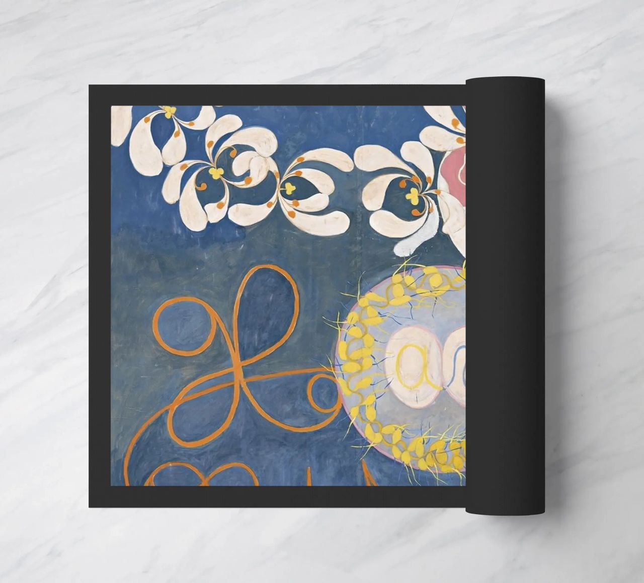 Hilma af Klint - Les dix plus grands, n° 01, Enfance, Groupe I paillasson de William Store