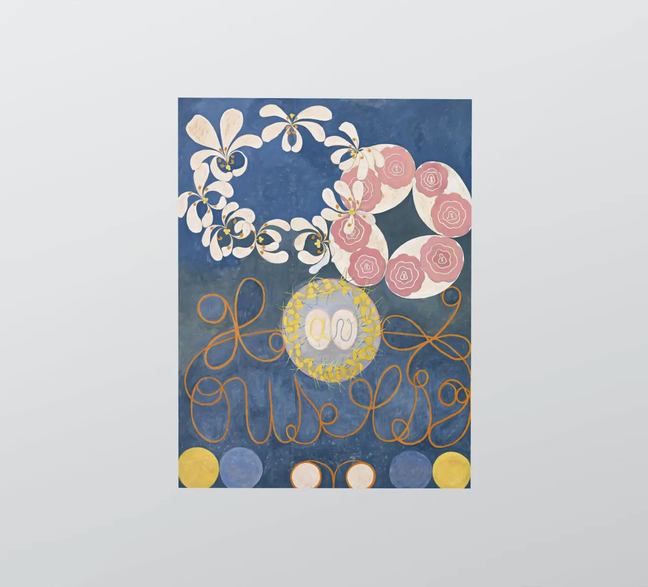 Hilma af Klint - Les dix plus grands, n° 01, Enfance, Groupe I autocollant de William Store