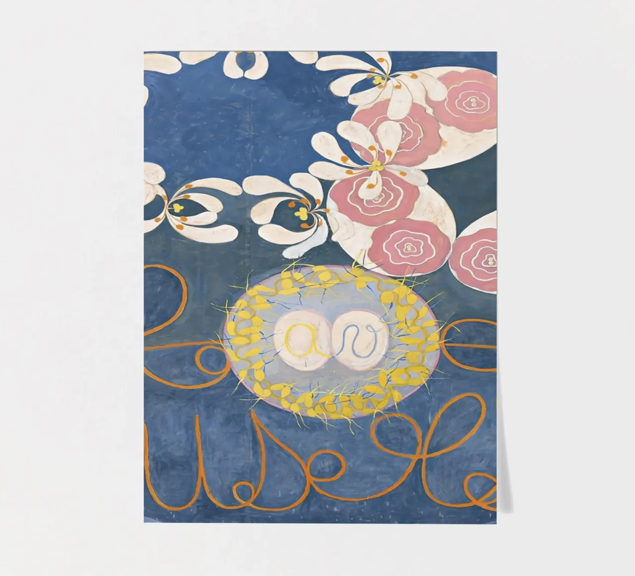 Hilma af Klint - Les dix plus grands, n° 01, Enfance, Groupe I planche autocollant de William Store