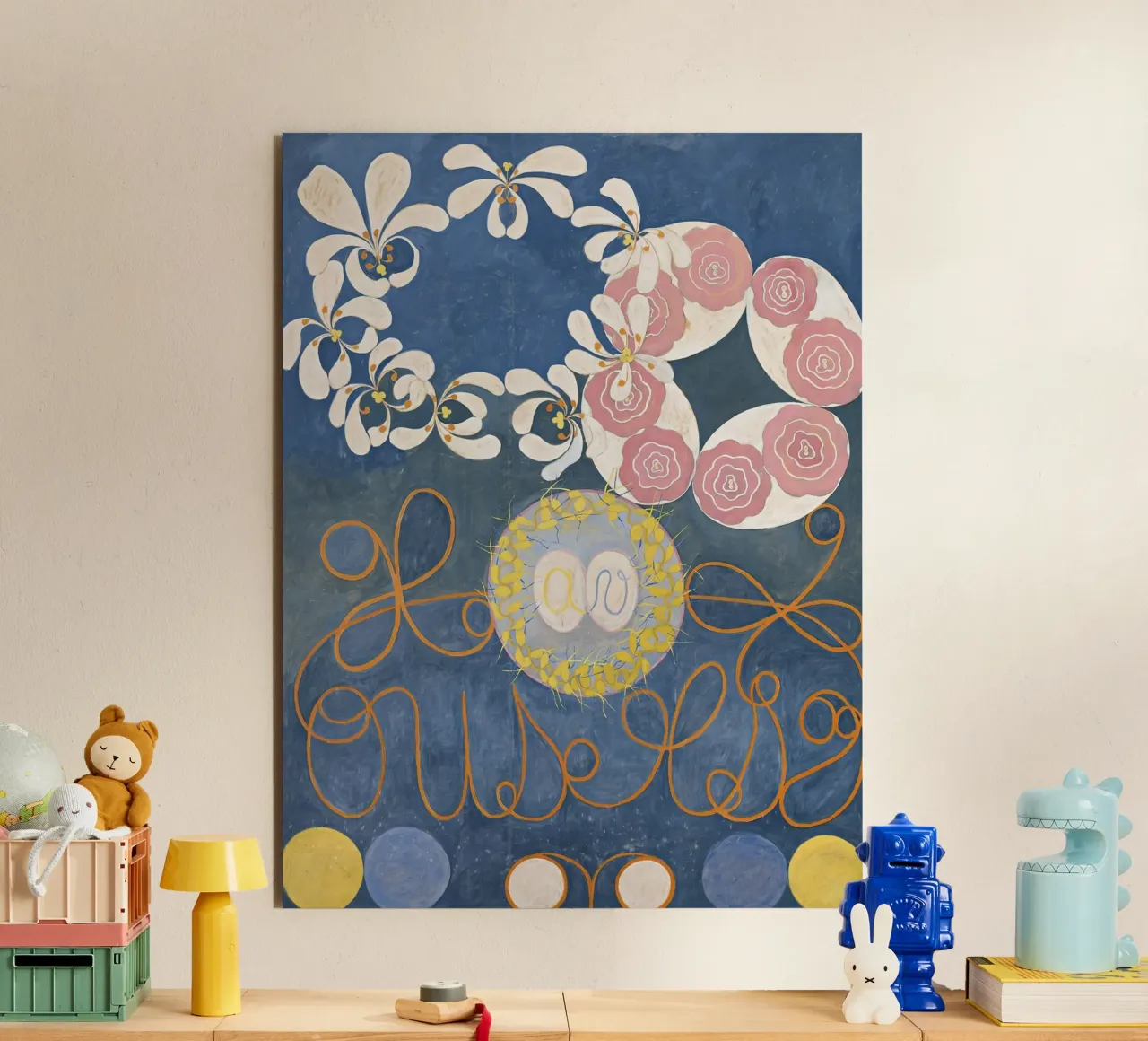 Hilma af Klint - Les dix plus grands, n° 01, Enfance, Groupe I alu dibond de William Store