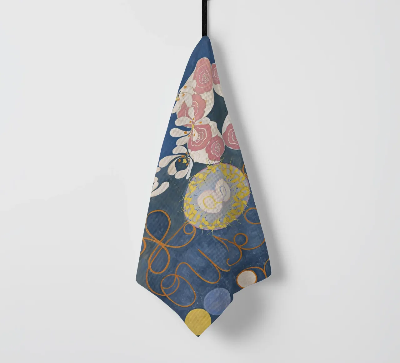 Hilma af Klint - Les dix plus grands, n° 01, Enfance, Groupe I torchon de William Store