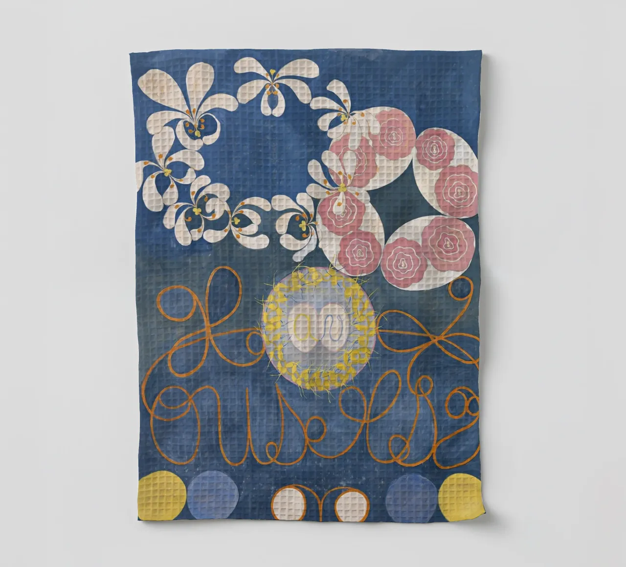 Hilma af Klint - Les dix plus grands, n° 01, Enfance, Groupe I torchon de William Store