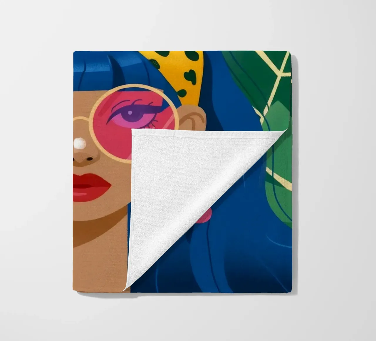Cappello con frutta tropicale telo mare da Emery Kate