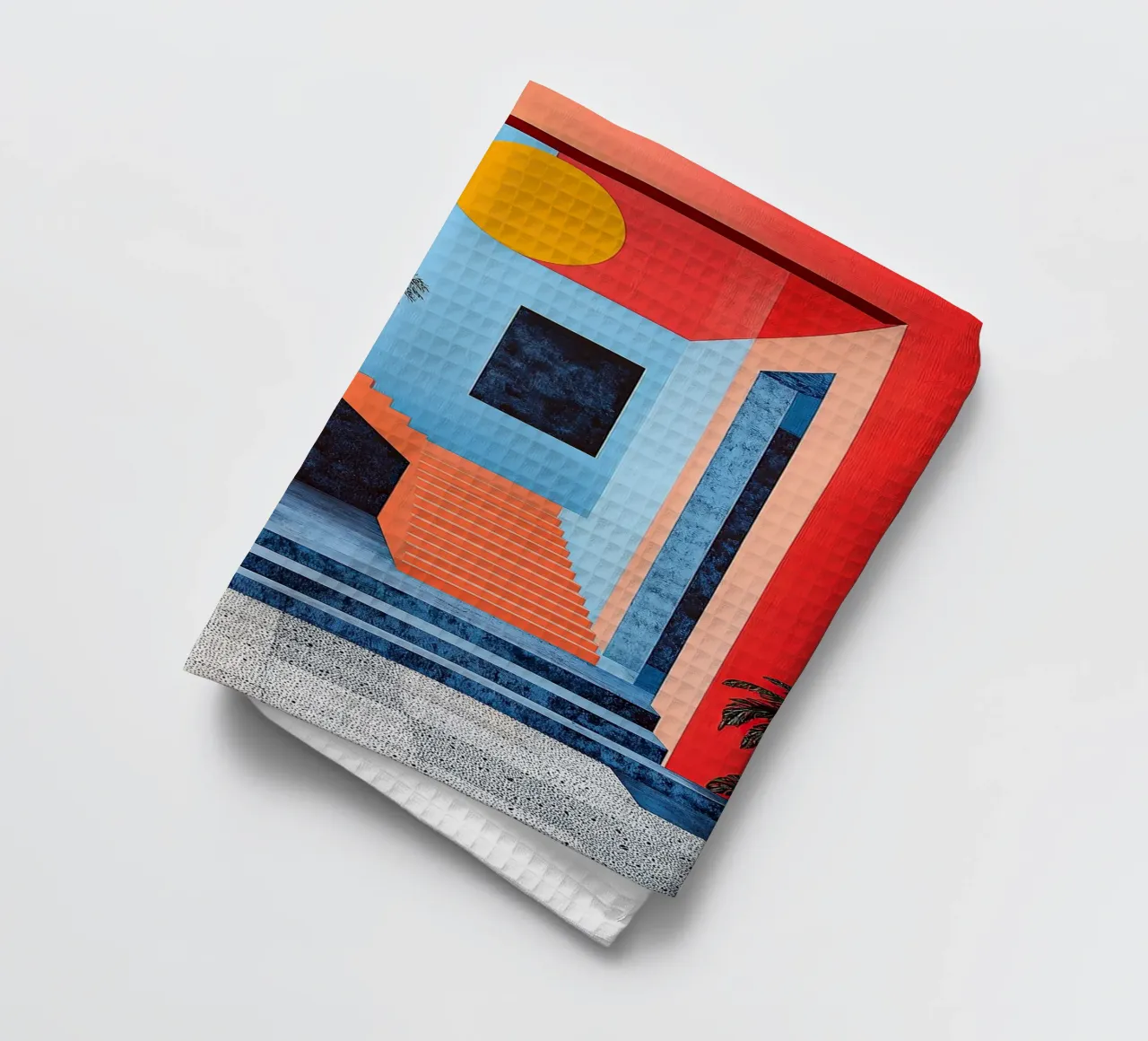 Surréalisme Architecture Design Géométrie torchon de Nikis Art Studio