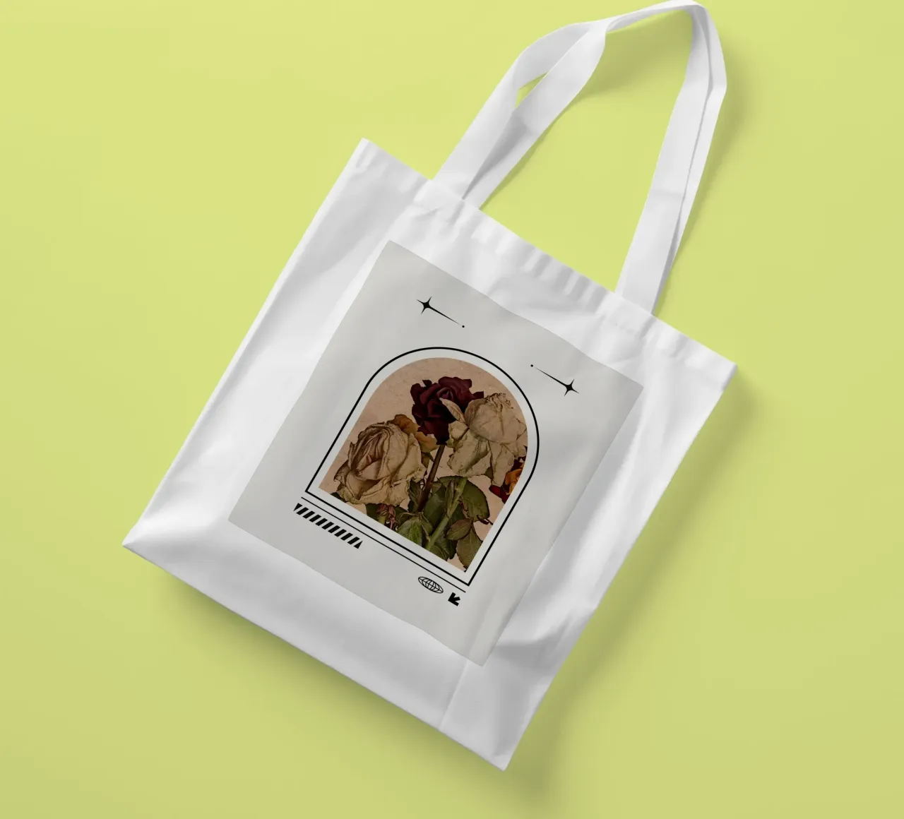 FADING GRACE borsa in juta da Einfach Uebel