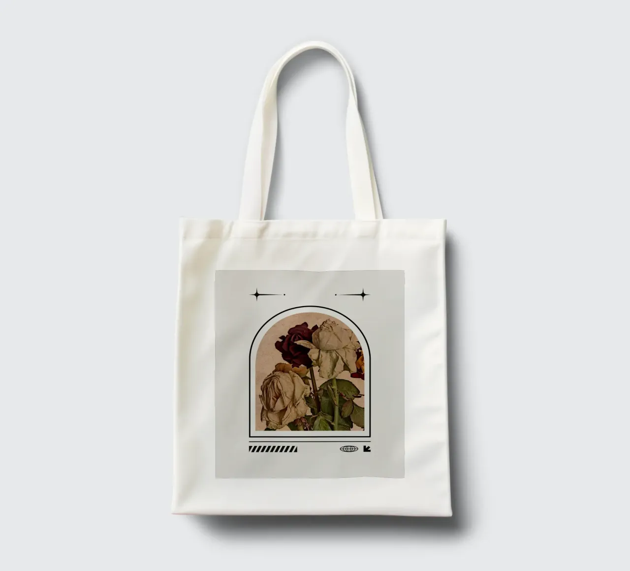 FADING GRACE borsa in juta da Einfach Uebel