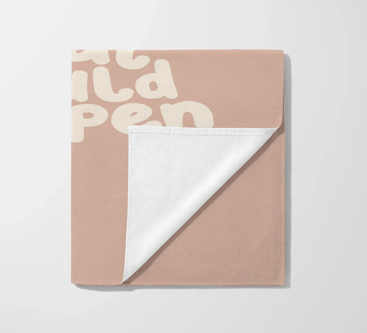 What's The Best That Could Happen Typography Print beach towel by THE MOTIVATED TYPE