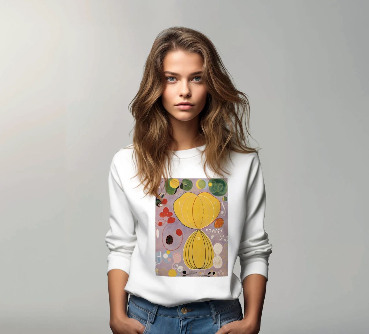 Hilma af Klint - Les dix plus grands, n° 07, Âge adulte, groupe I sweat de William Store