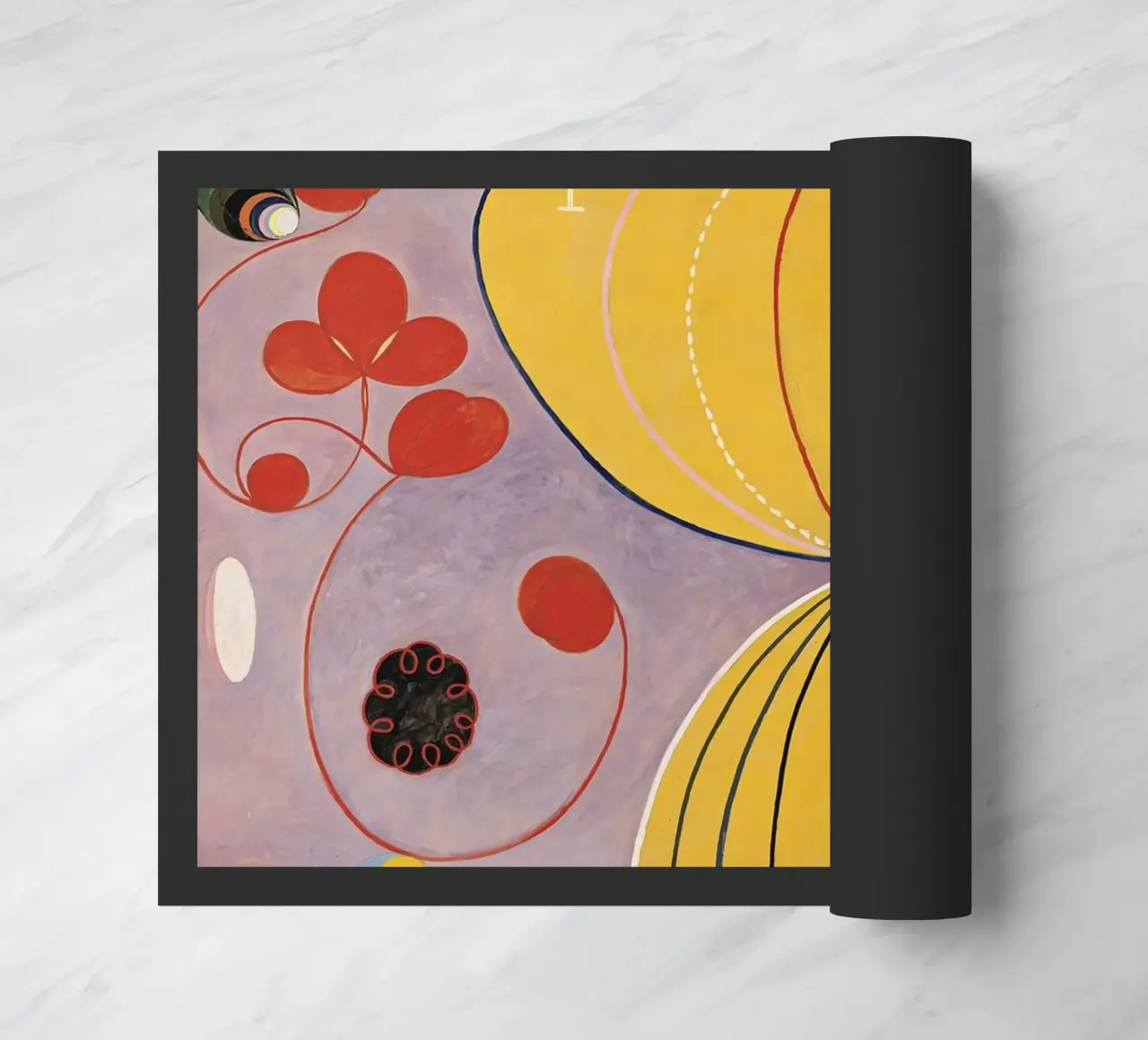 Hilma af Klint - Les dix plus grands, n° 07, Âge adulte, groupe I paillasson de William Store