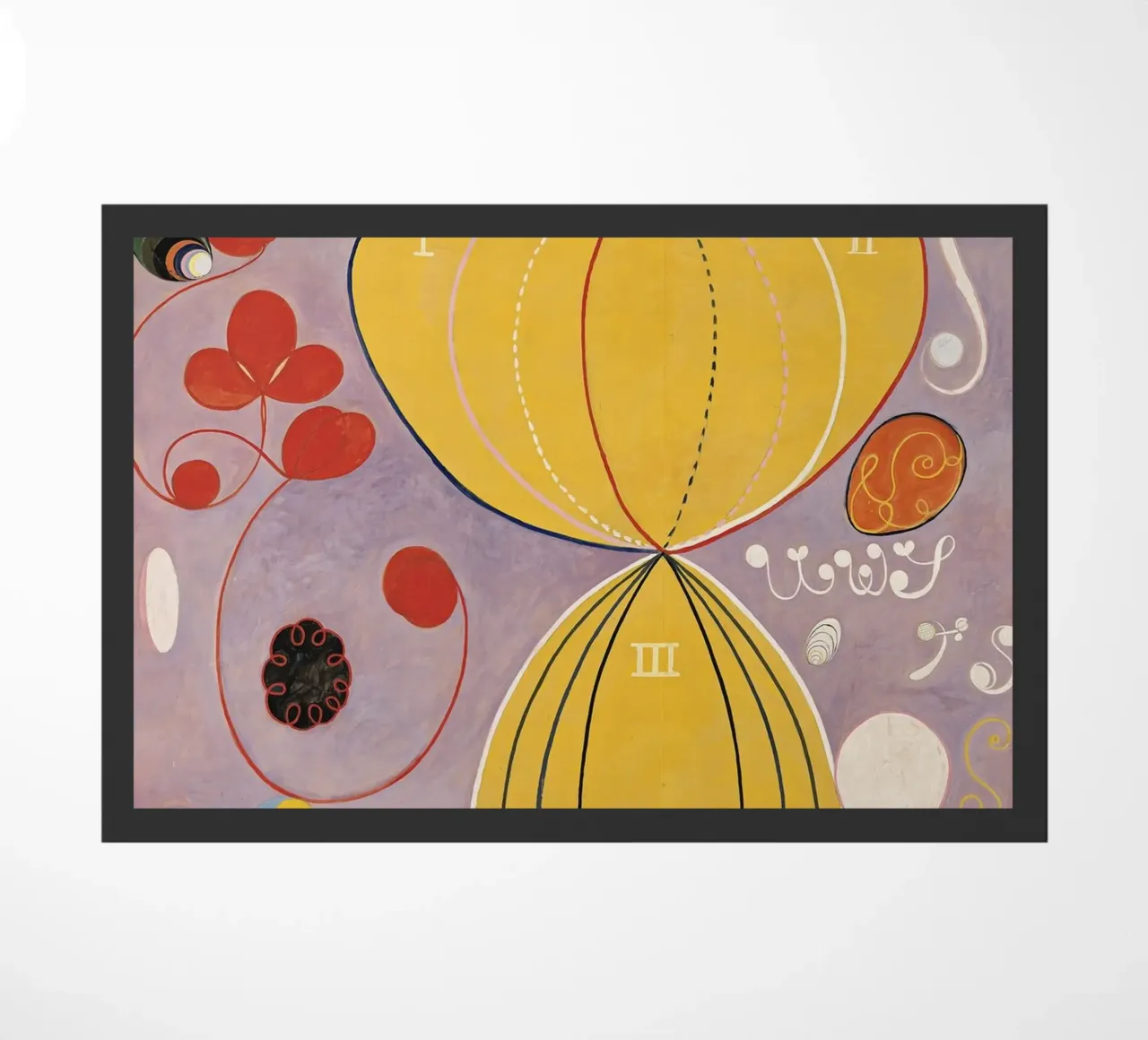 Hilma af Klint - Les dix plus grands, n° 07, Âge adulte, groupe I paillasson de William Store