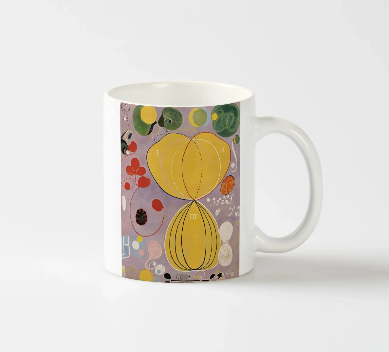 Hilma af Klint - Les dix plus grands, n° 07, Âge adulte, groupe I mug en céramique de William Store