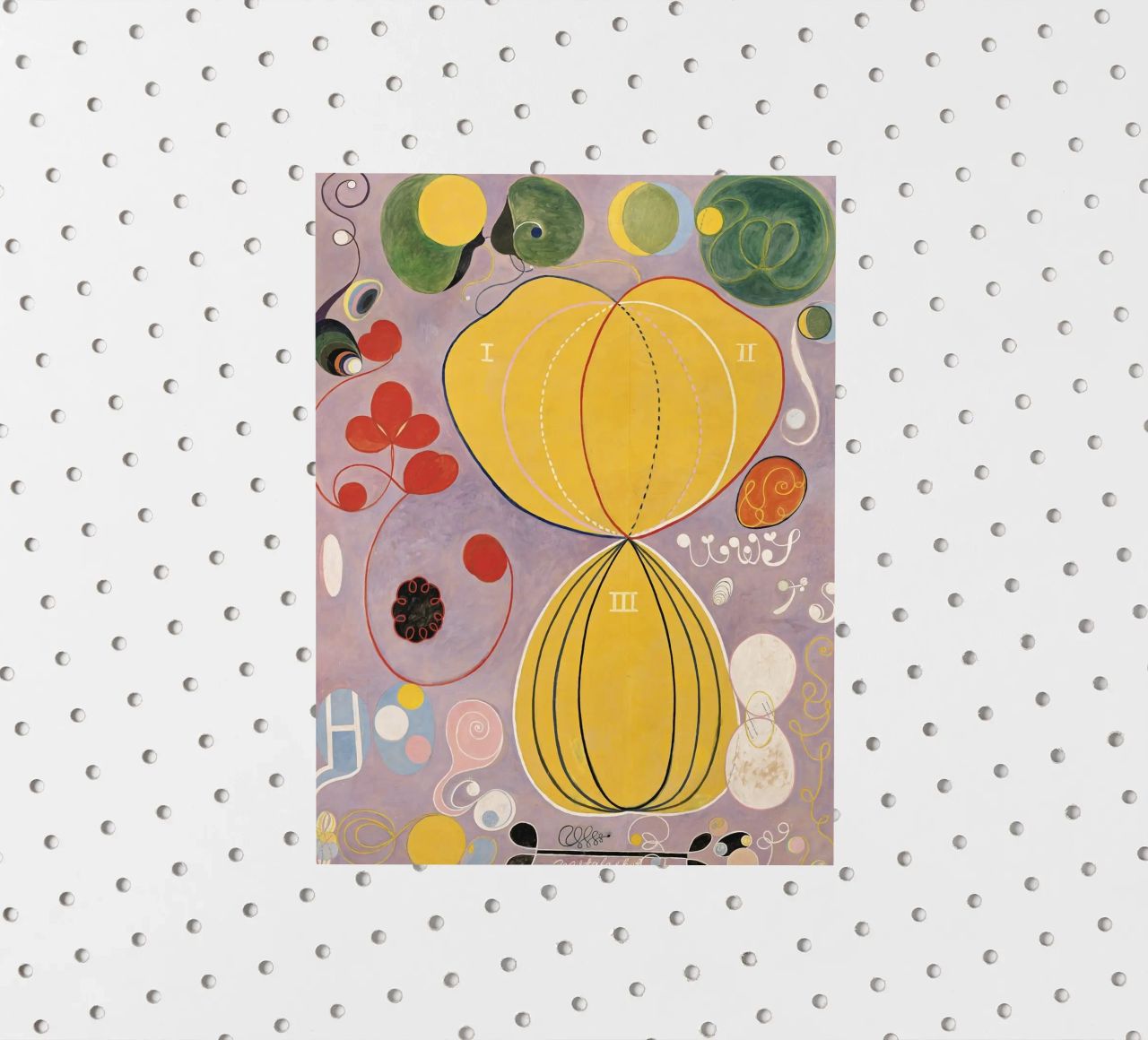 Hilma af Klint - Les dix plus grands, n° 07, Âge adulte, groupe I autocollant de William Store