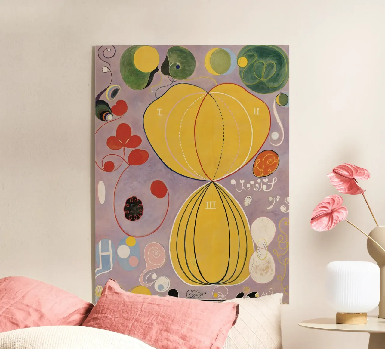 Hilma af Klint - Les dix plus grands, n° 07, Âge adulte, groupe I plexiglas de William Store