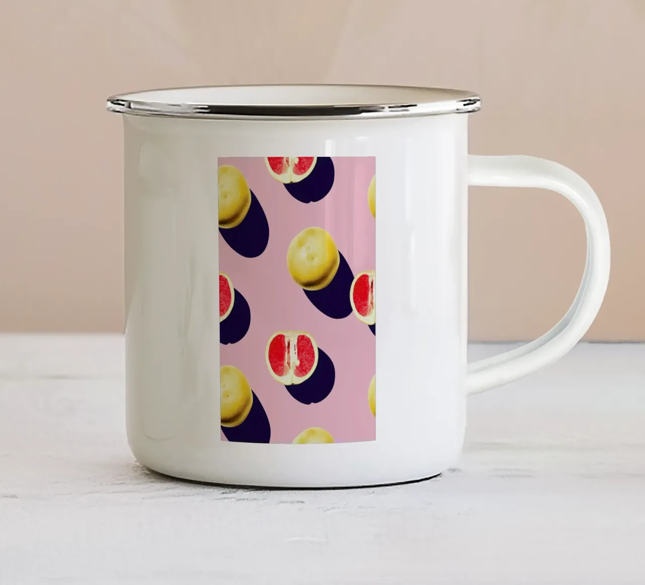 Fruit 15 tazza in smalto da STUDIO LEEMO