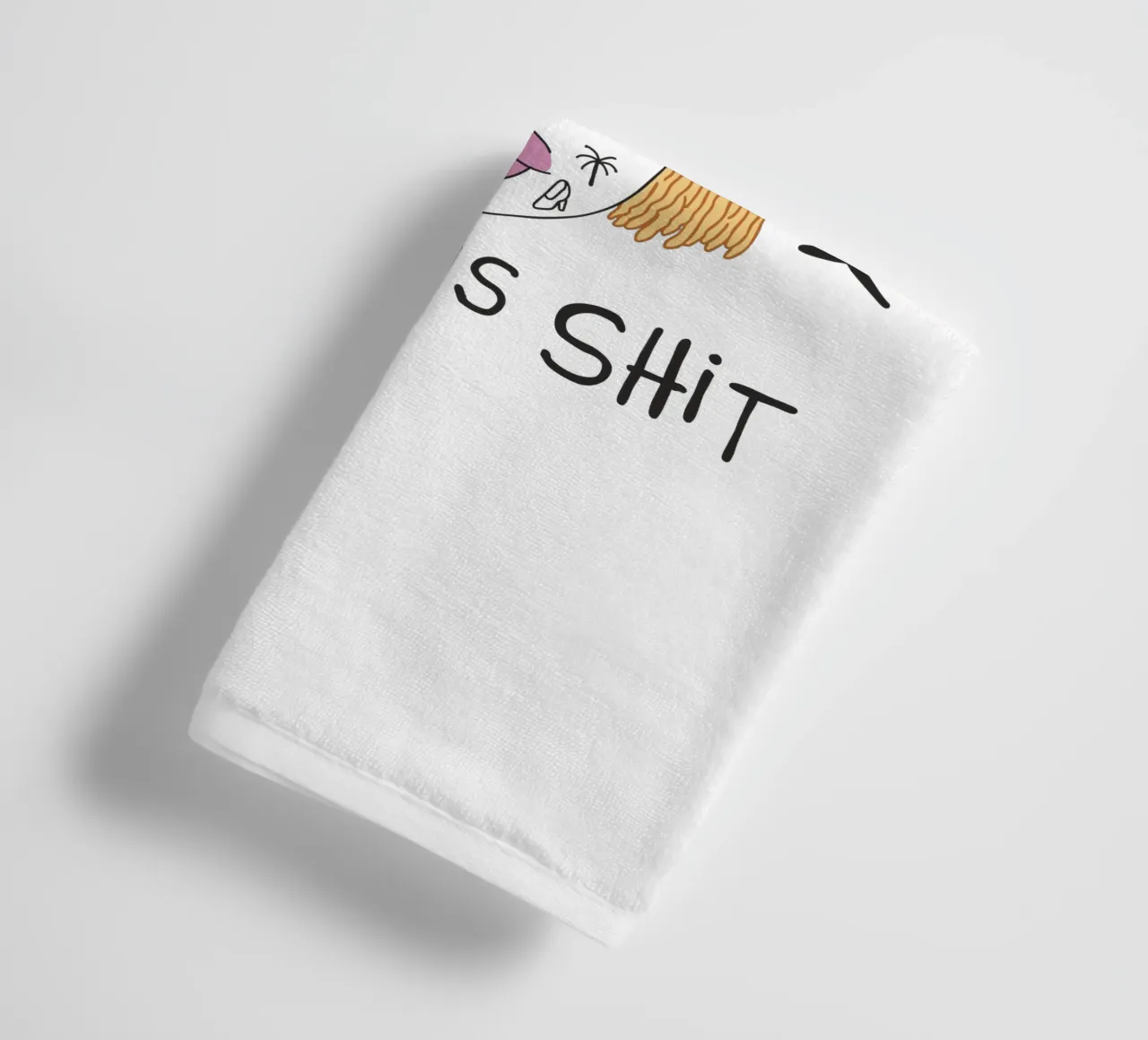 Call us ugly towel by 🥝 KIWI STORE