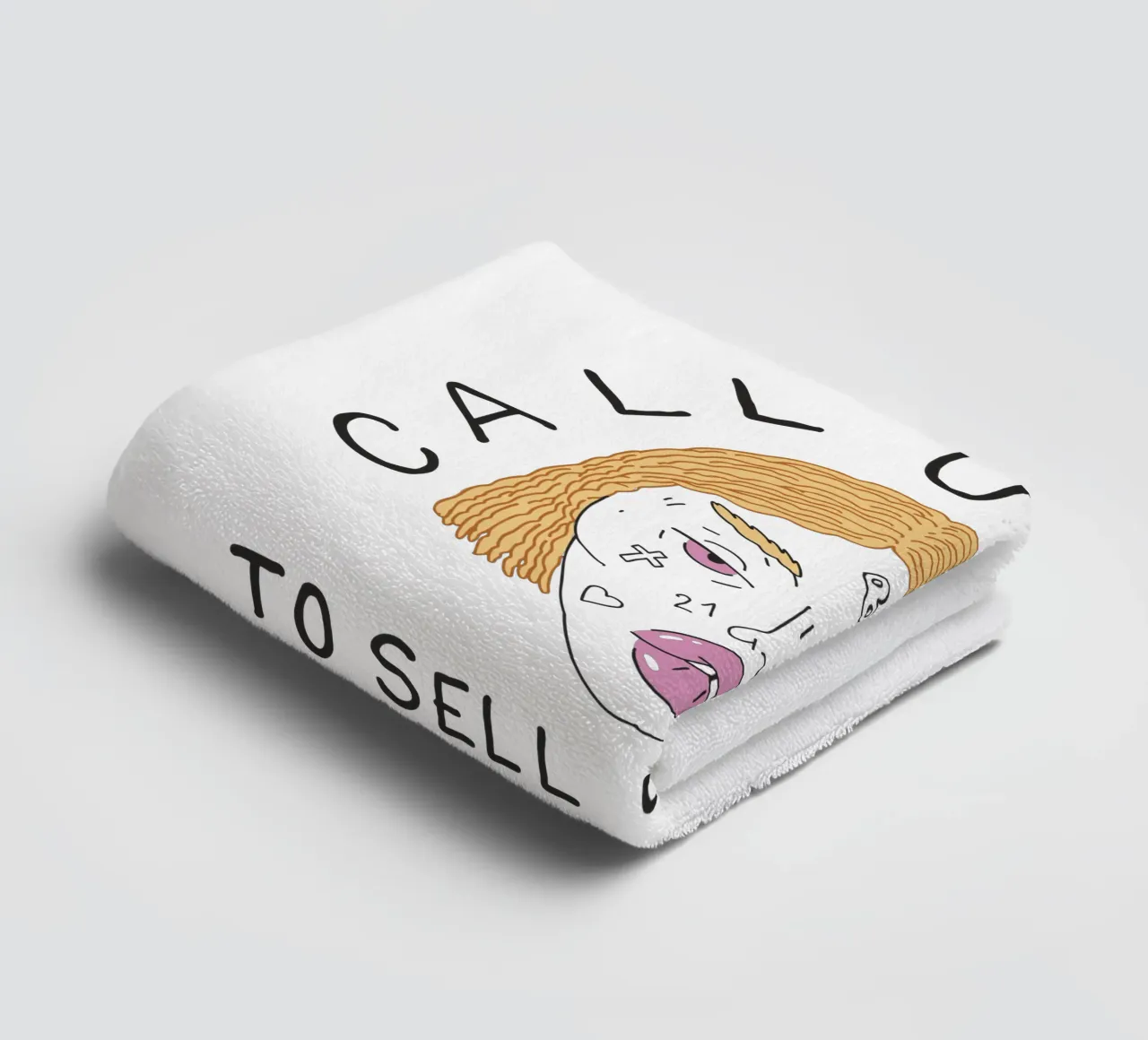 Call us ugly towel by 🥝 KIWI STORE