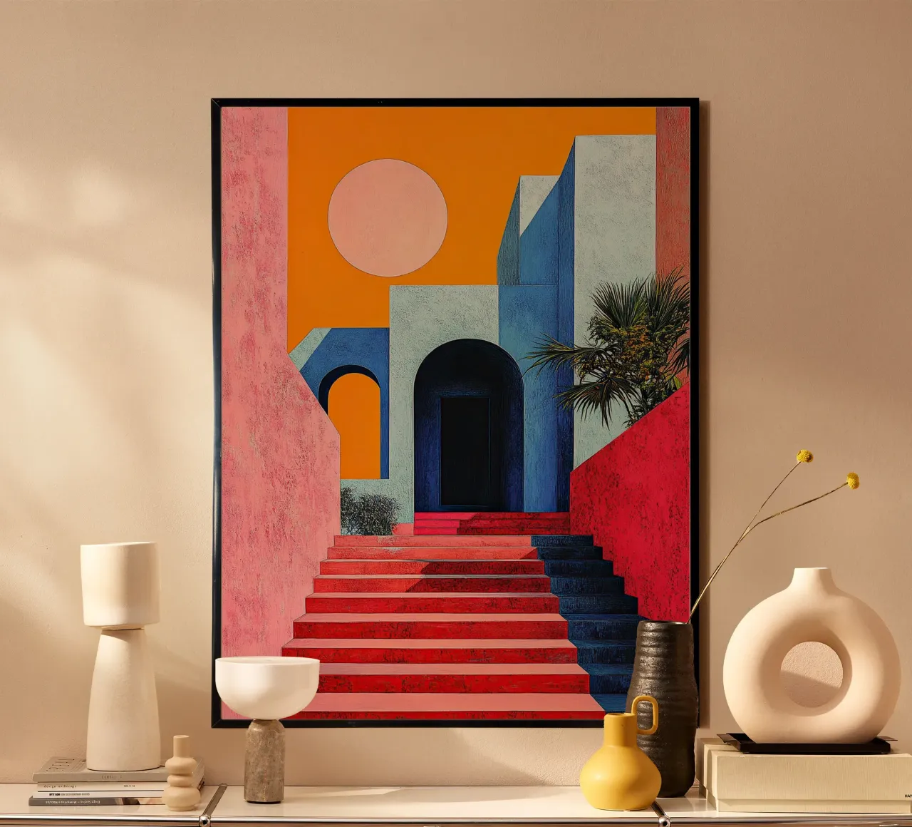 Surrealismo Architettura Design Geometria poster da Nikis Art Studio