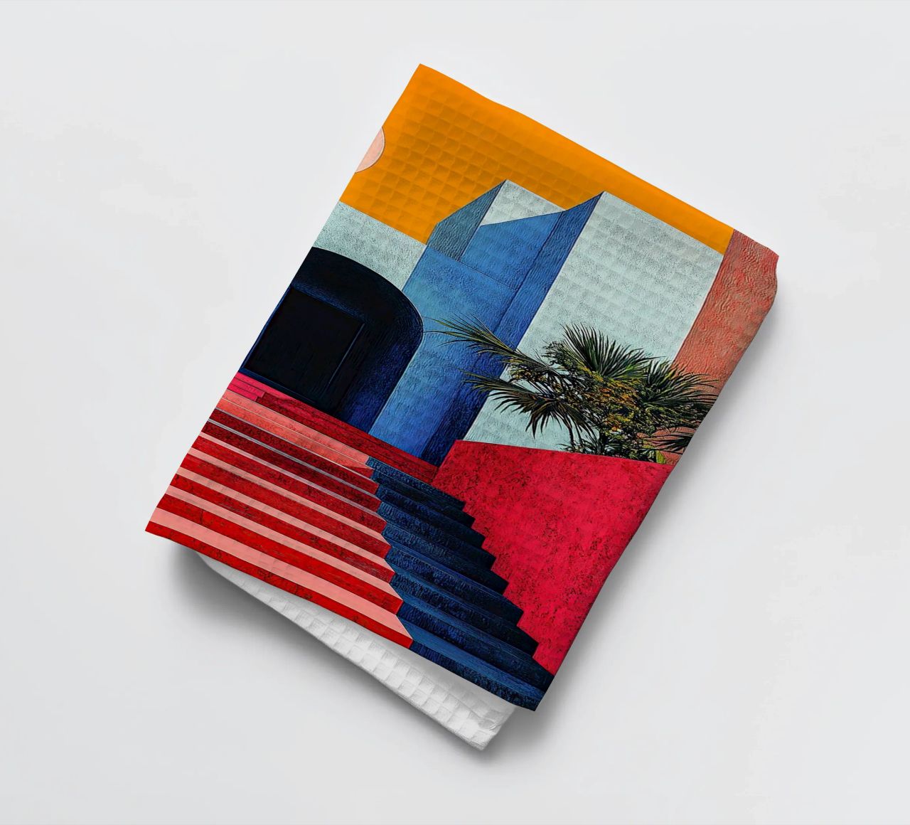 Surréalisme Architecture Design Géométrie torchon de Nikis Art Studio