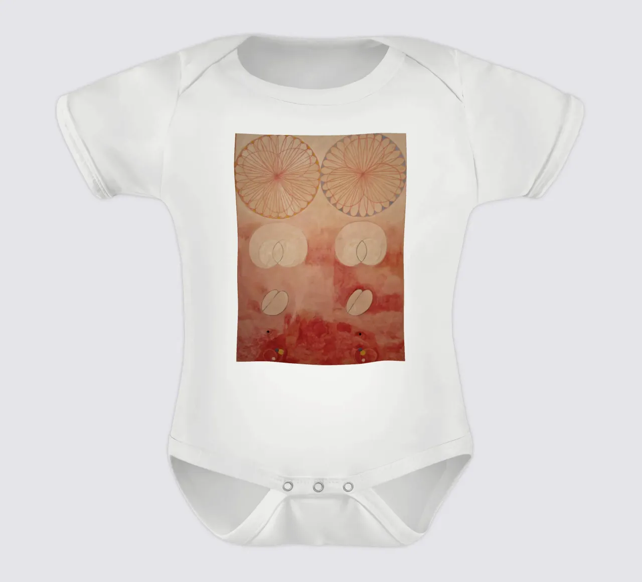 Hilma af Klint - Les dix plus grands, n° 09, Vieillesse, Groupe IV body bébé de William Store