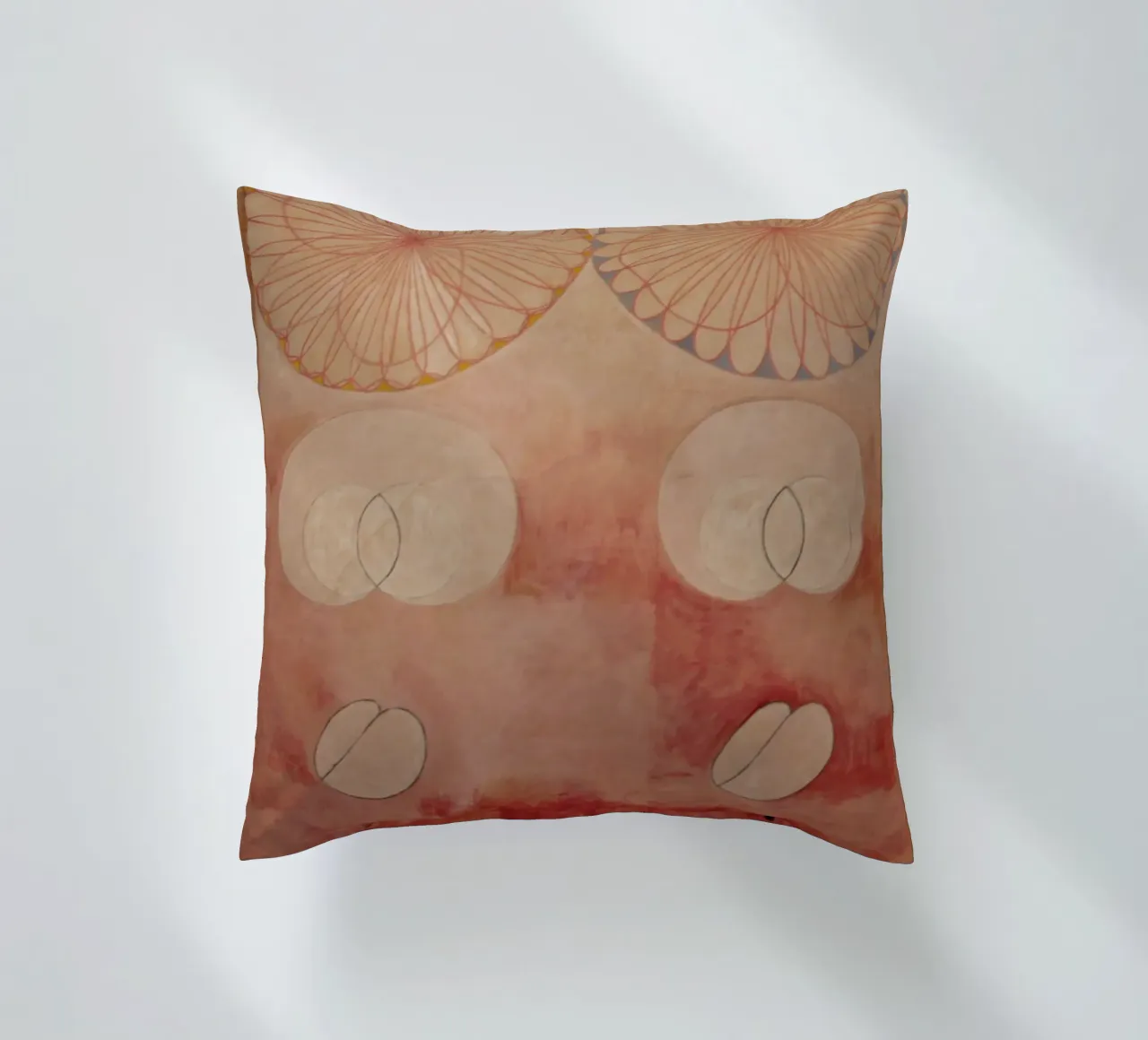 Hilma af Klint - I dieci più grandi, n. 09, Vecchiaia, Gruppo IV cuscino da William Store