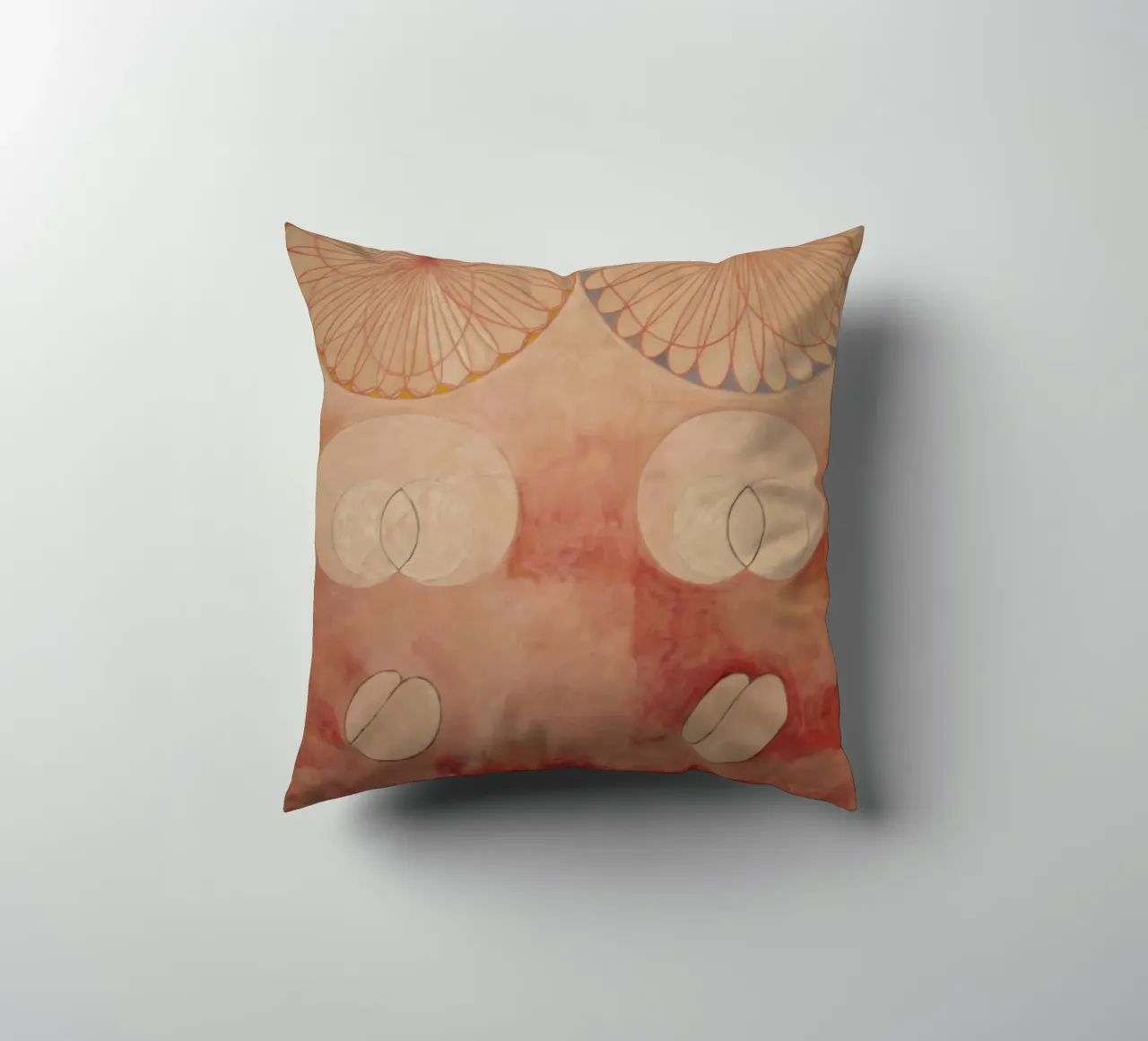 Hilma af Klint - I dieci più grandi, n. 09, Vecchiaia, Gruppo IV cuscino da William Store