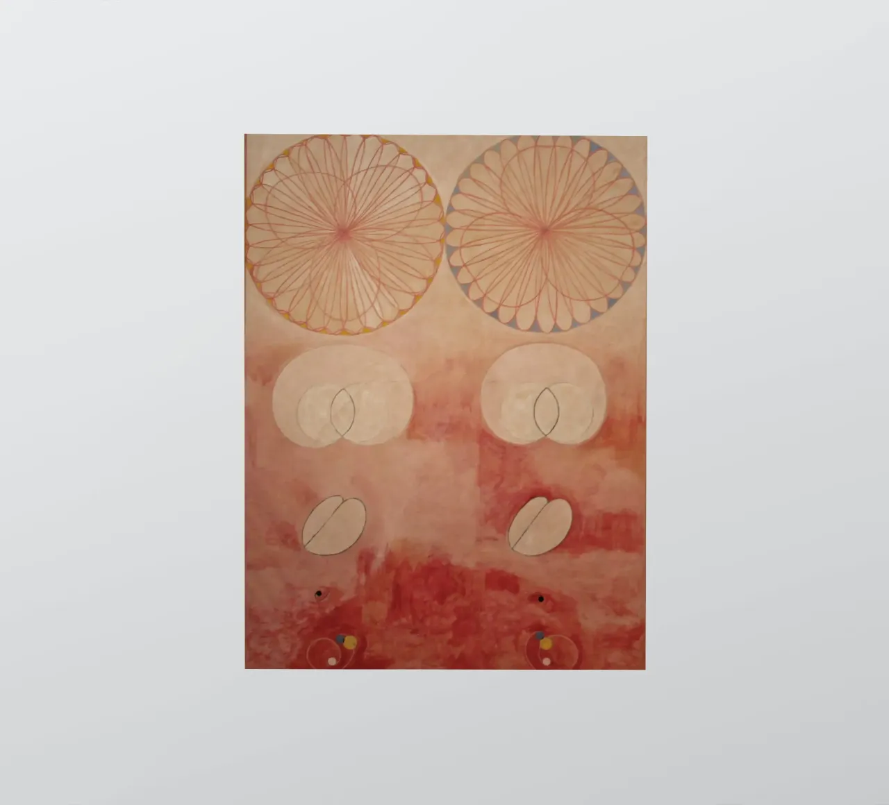 Hilma af Klint - Les dix plus grands, n° 09, Vieillesse, Groupe IV autocollant de William Store