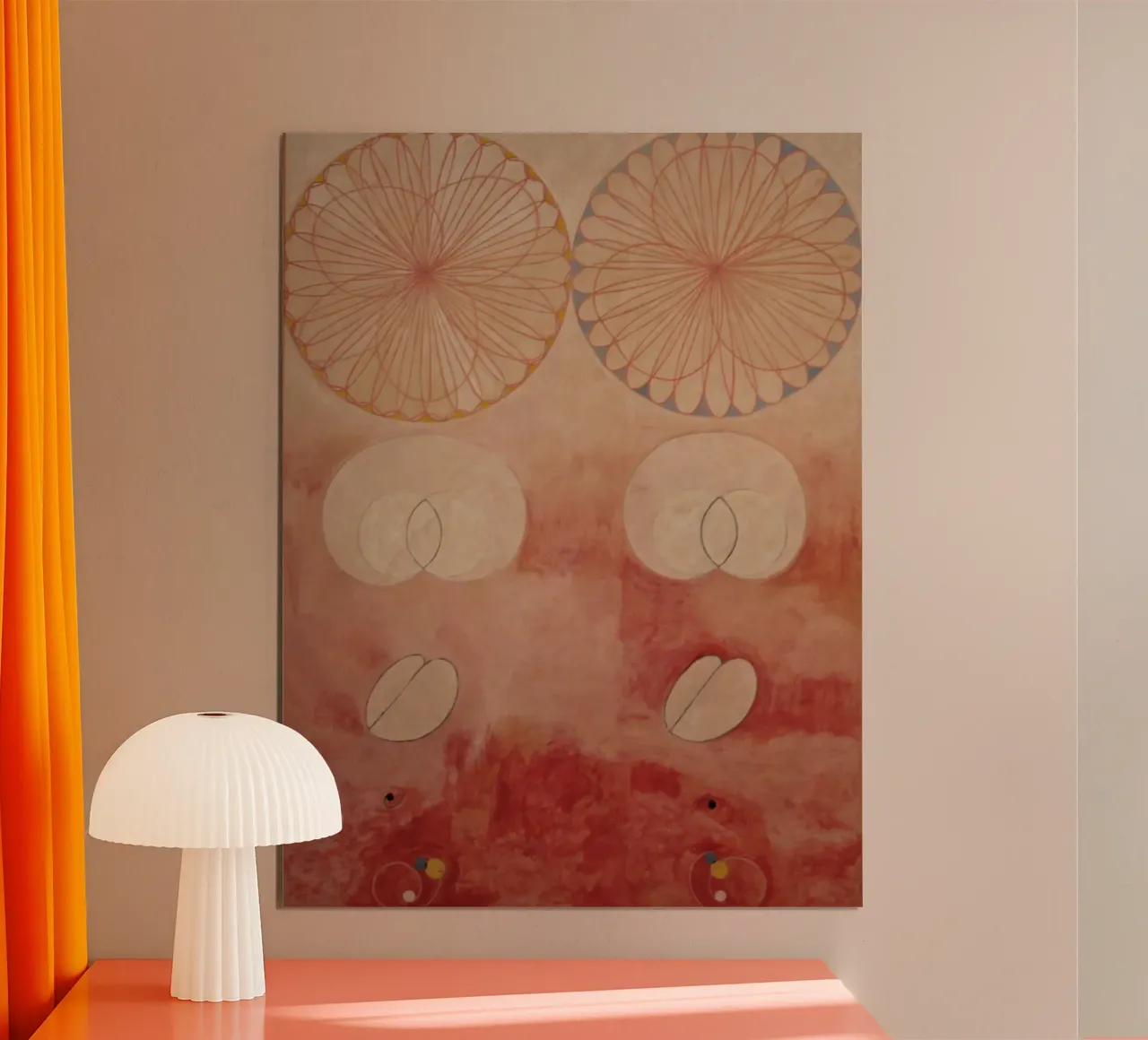 Hilma af Klint - Les dix plus grands, n° 09, Vieillesse, Groupe IV hahnemühle de William Store