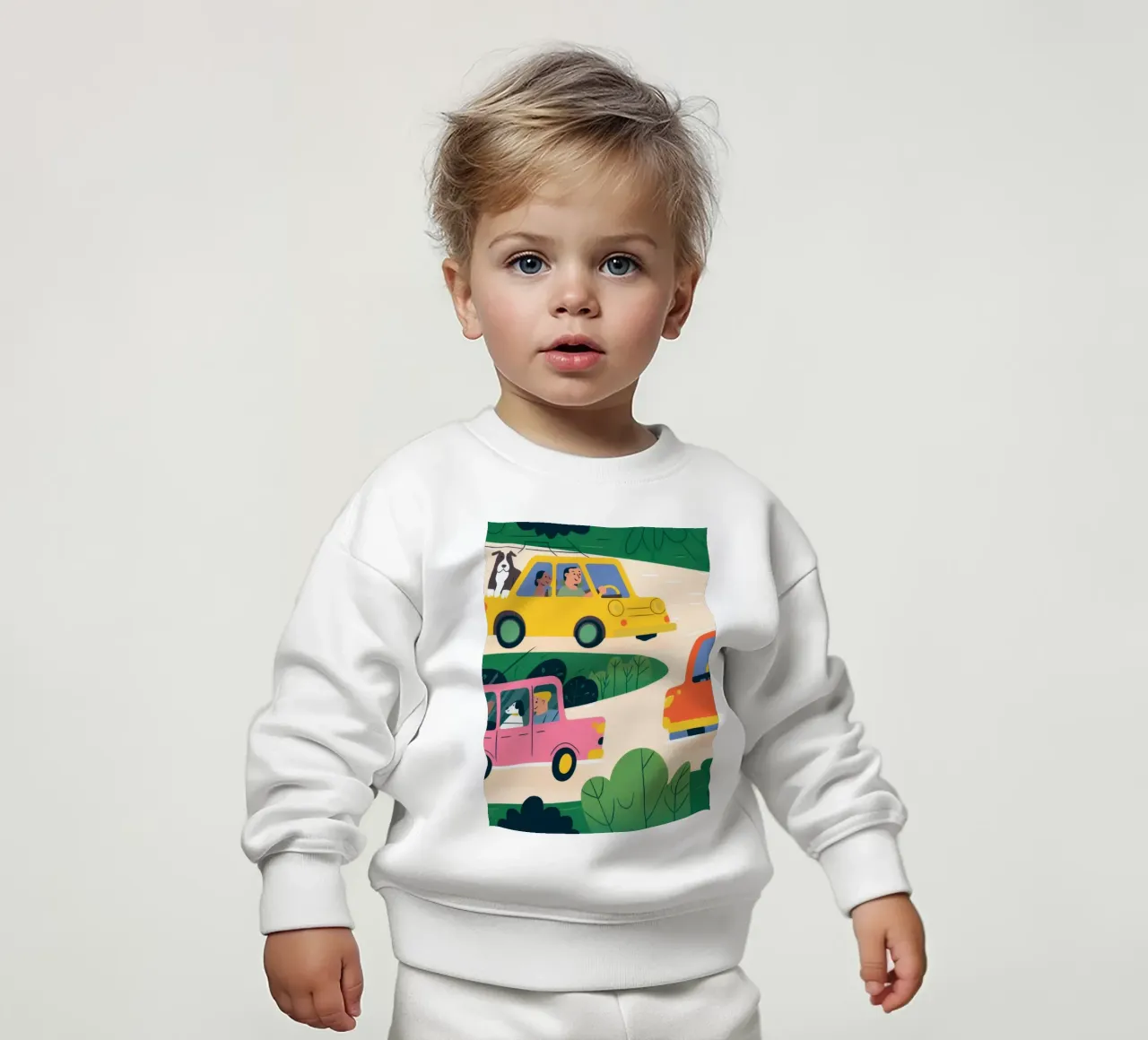 Viaje en coche sudadera de bebé de Emery Kate