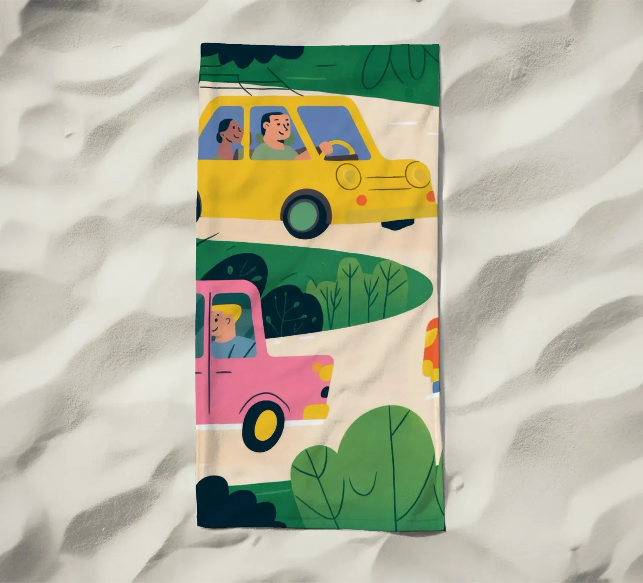 Viaggio in auto telo mare da Emery Kate