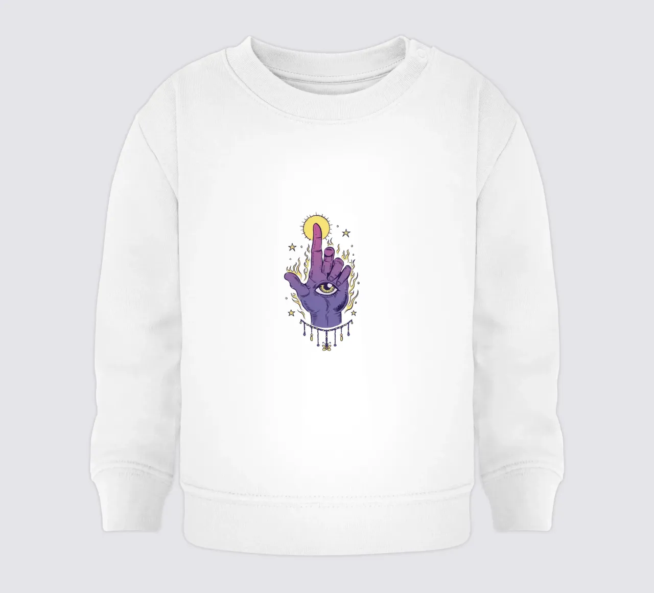 occhi della mano felpa neonato da 🥝 KIWI STORE