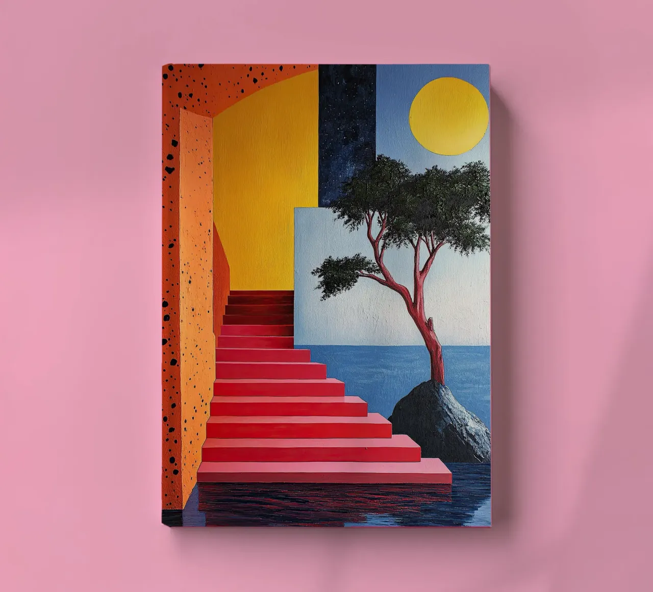 Surrealism Architecture Design Geometry notebook by Nikis Art Studio