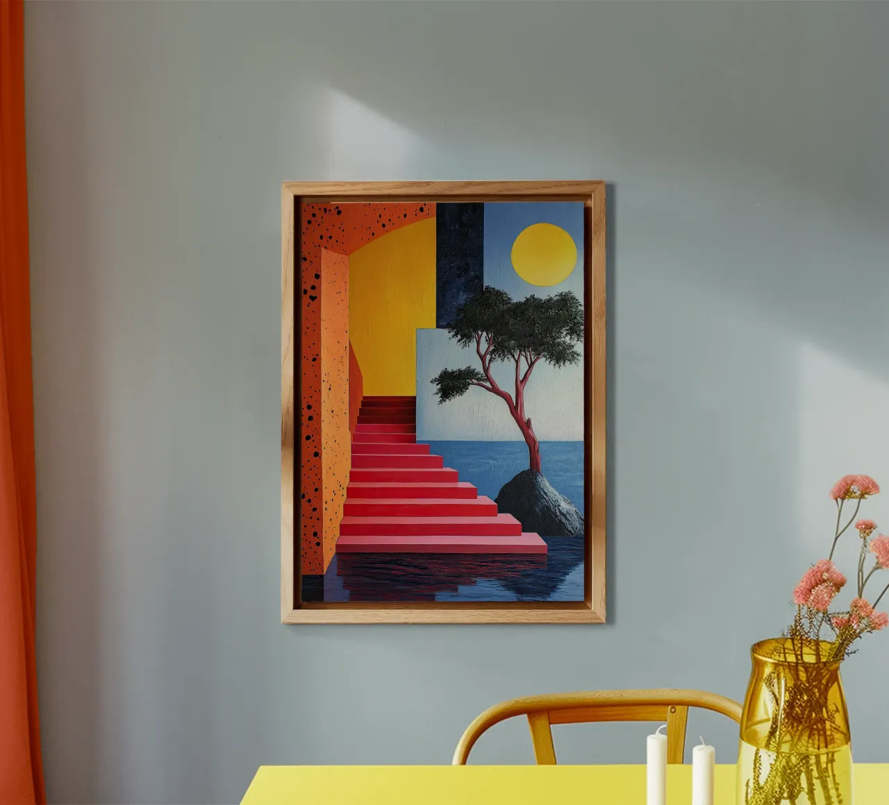 Surrealism Architecture Design Geometry alu-dibond by Nikis Art Studio