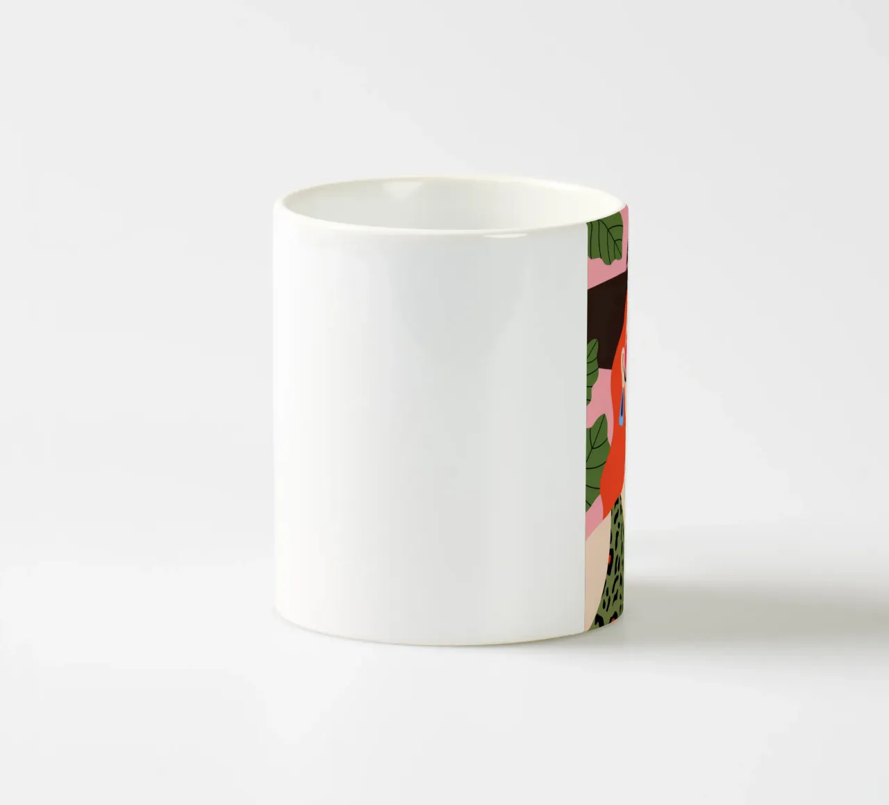 La signora del cappello leopardato tazza in ceramica da Emery Kate