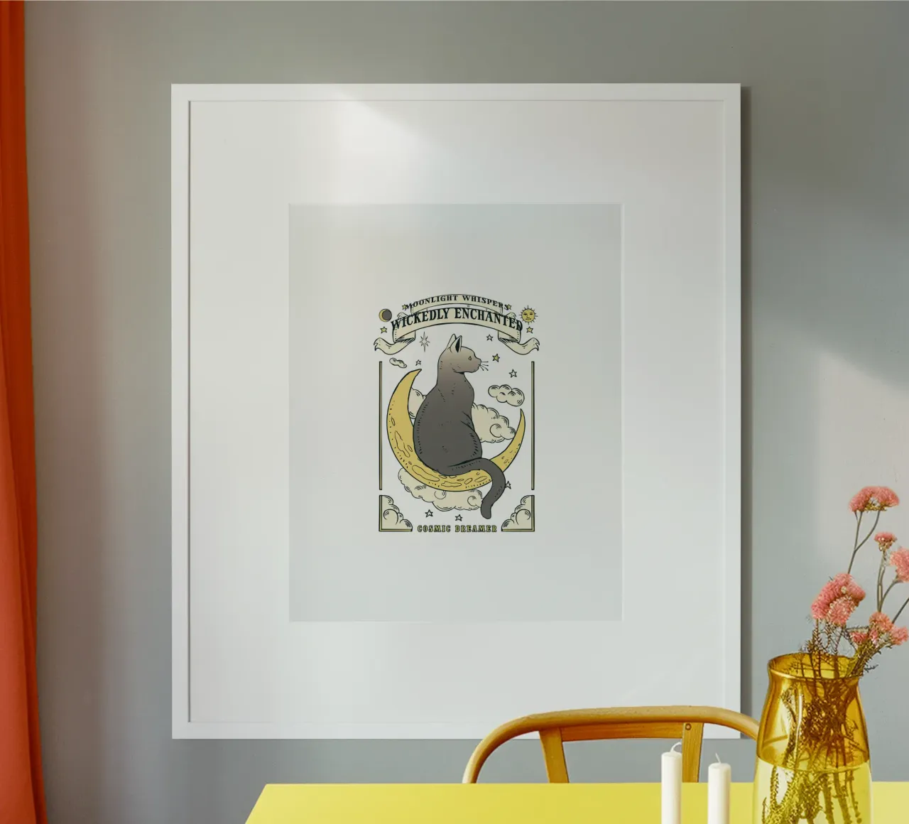 gatto lunare poster da 🥝 KIWI STORE
