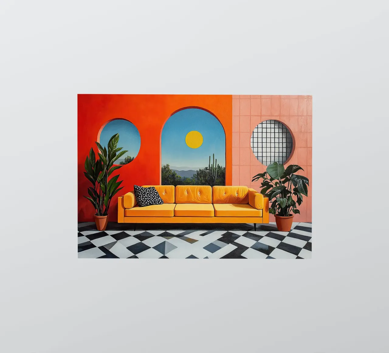 Surrealism Architecture Design Geometry sticker by Nikis Art Studio