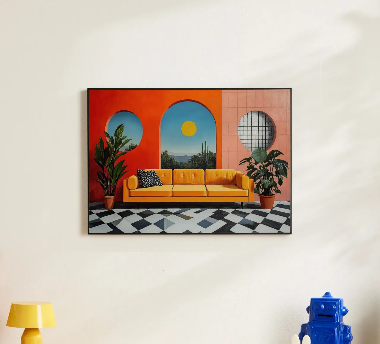Surrealism Architecture Design Geometry alu-dibond by Nikis Art Studio