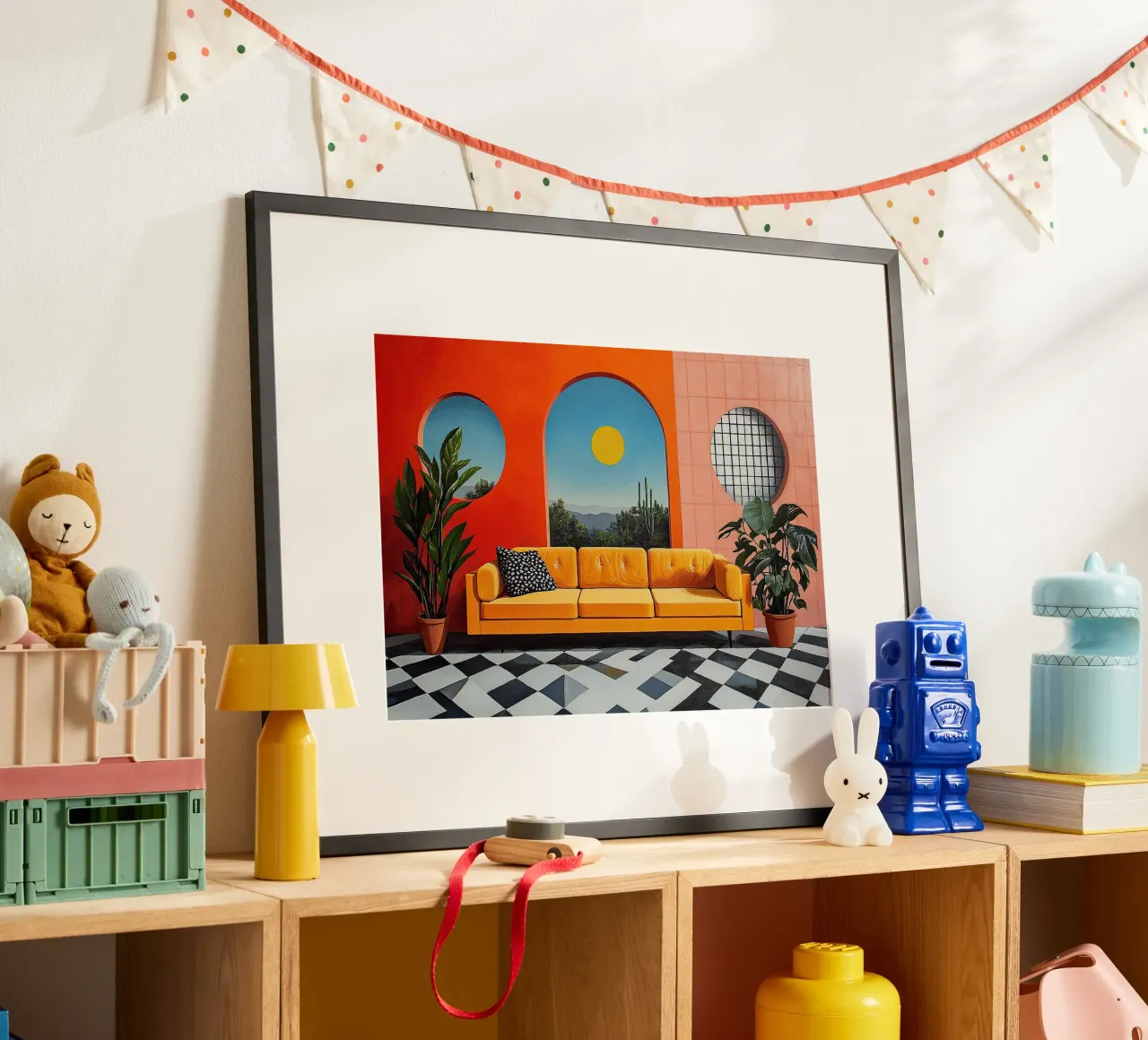 Surrealism Architecture Design Geometry poster by Nikis Art Studio