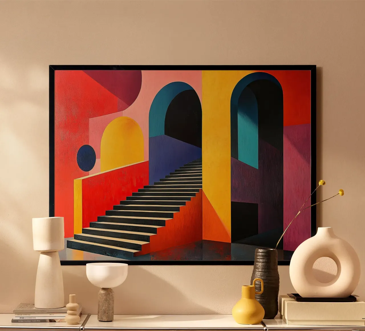 Surrealismo Architettura Design Geometria poster da Nikis Art Studio
