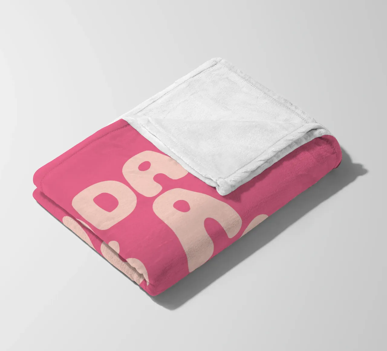 Today is a Good Day Optimistic Typography Design fleece blanket by THE MOTIVATED TYPE