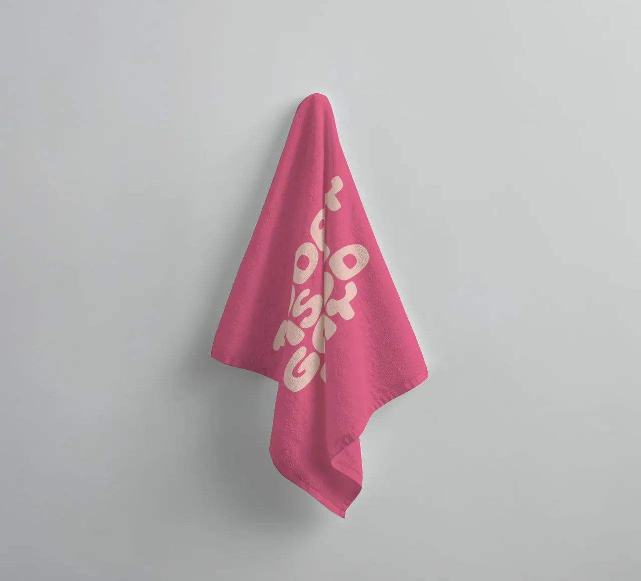 Today is a Good Day Optimistic Typography Design towel by THE MOTIVATED TYPE