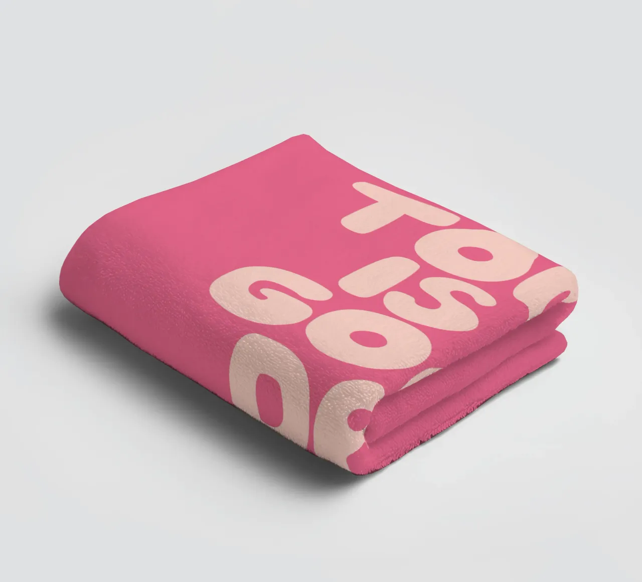 Today is a Good Day Optimistic Typography Design towel by THE MOTIVATED TYPE