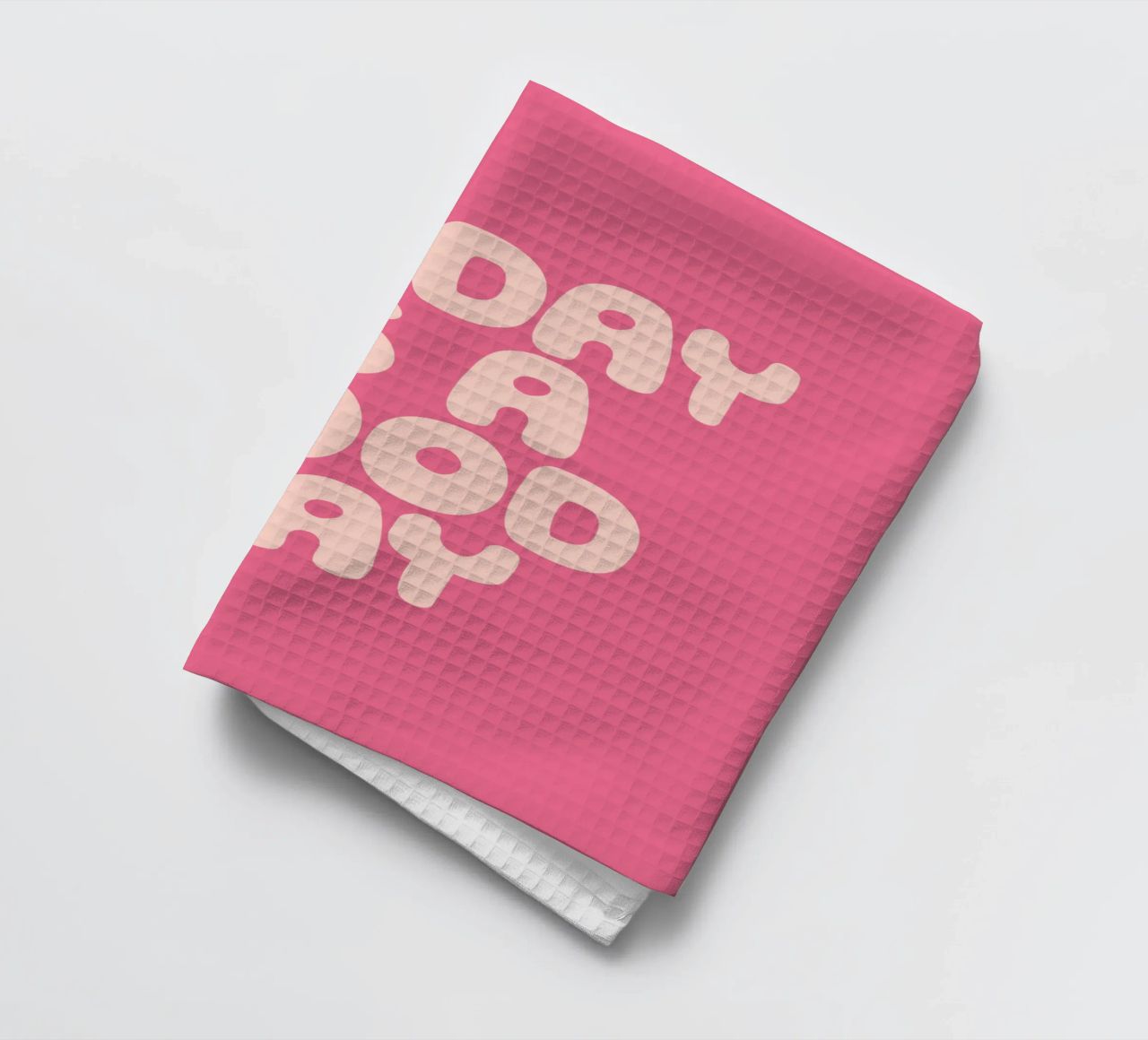 Today is a Good Day Optimistic Typography Design tea towel by THE MOTIVATED TYPE