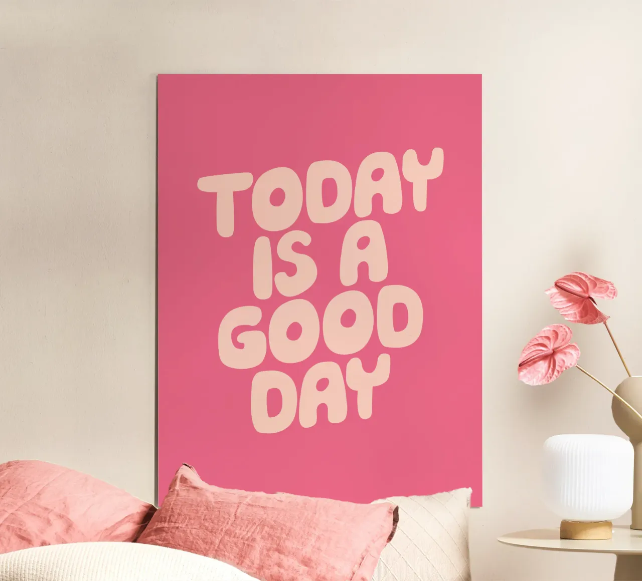 Today is a Good Day Optimistic Typography Design hahnemühle by THE MOTIVATED TYPE