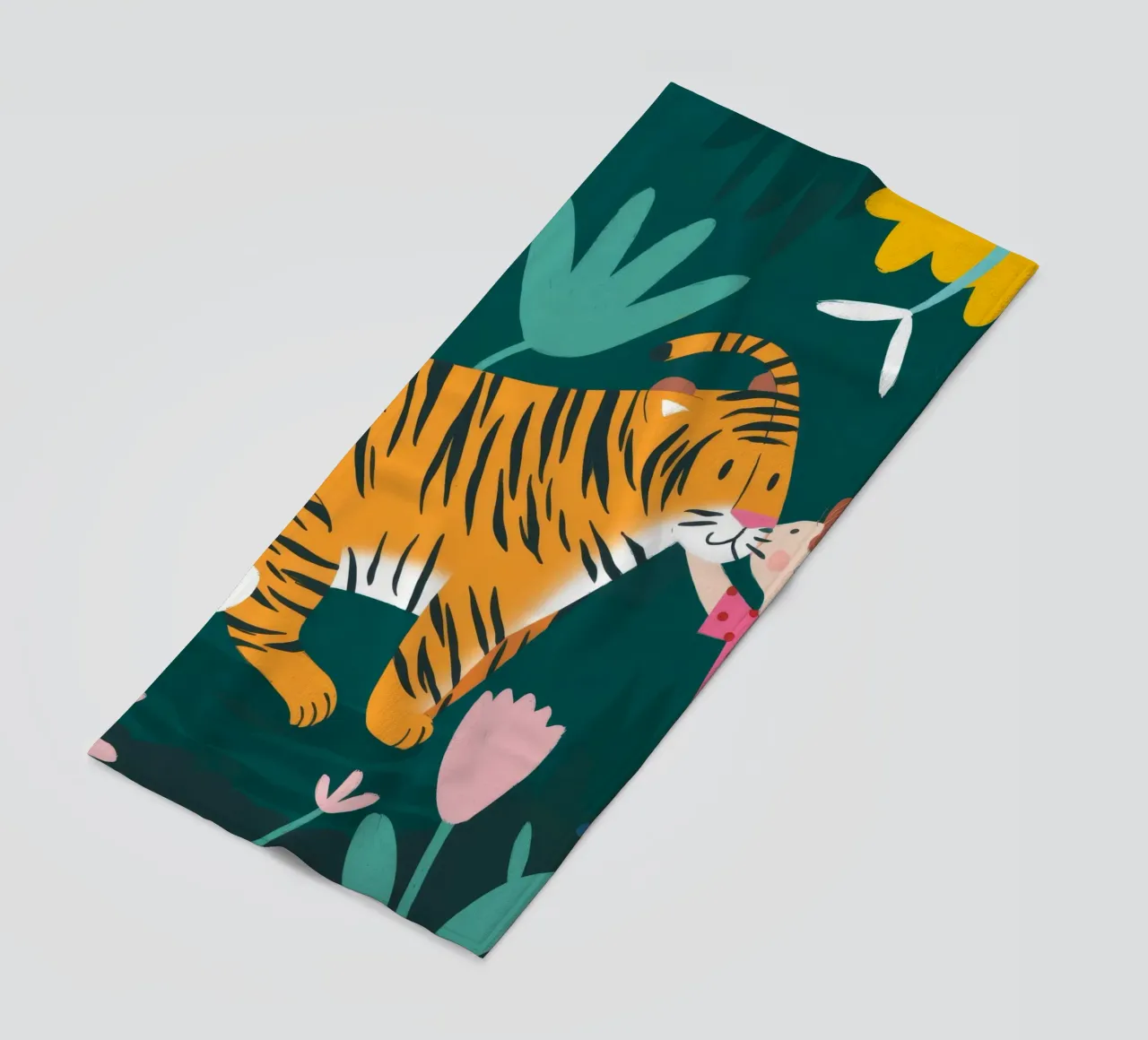 La tigre e la ragazza telo mare da Emery Kate