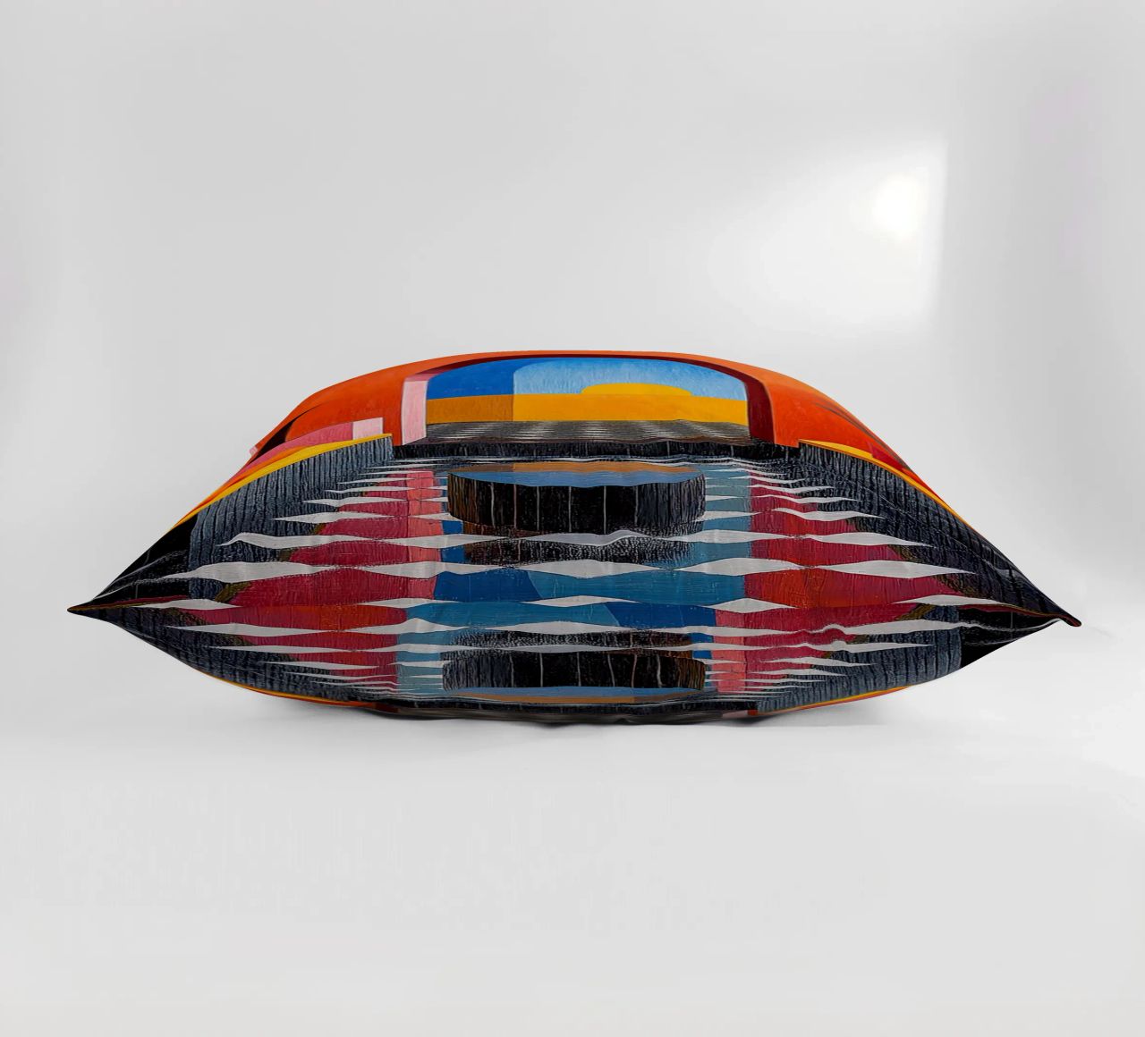 Surréalisme Architecture Design Géométrie coussin de Nikis Art Studio