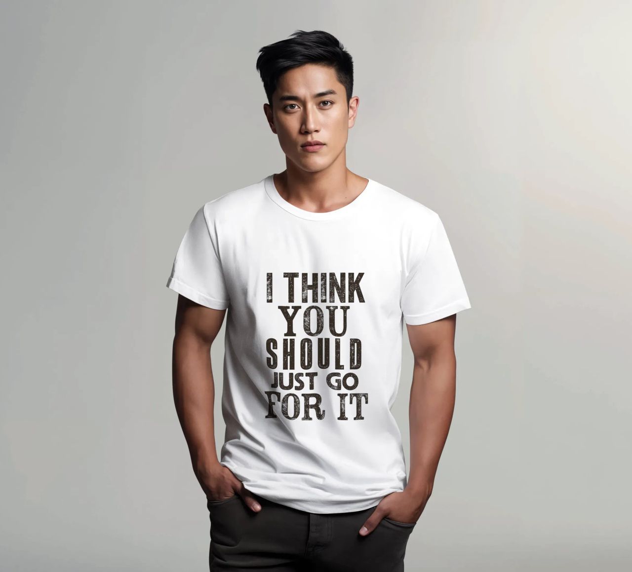 Penso che dovreste semplicemente fare un passo avanti t-shirt da THE MOTIVATED TYPE