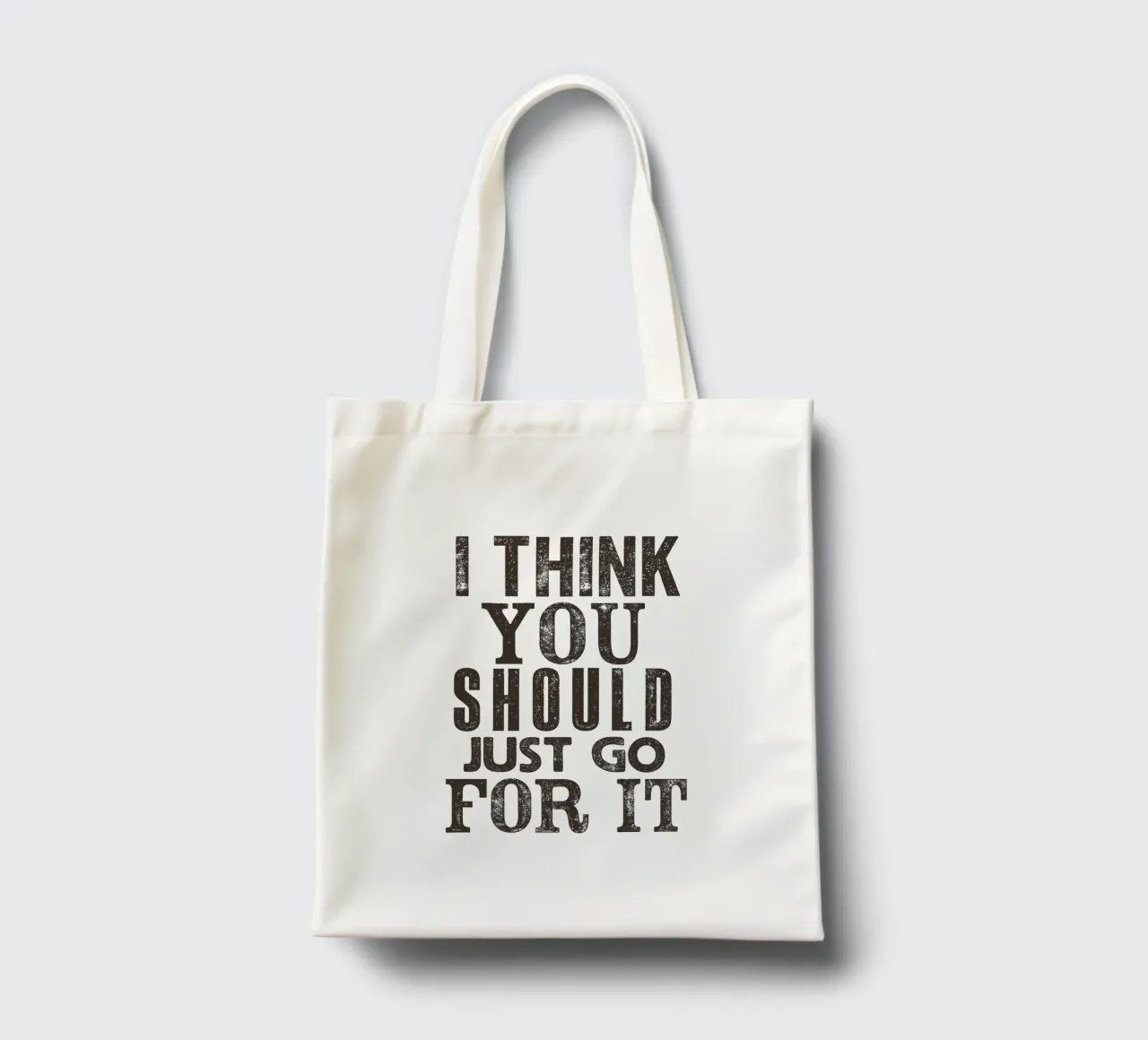 Penso che dovreste semplicemente fare un passo avanti borsa in juta da THE MOTIVATED TYPE