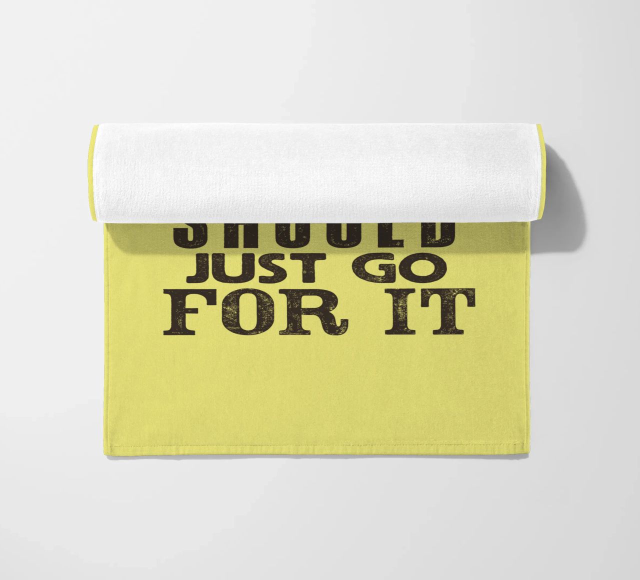 Penso che dovreste semplicemente fare un passo avanti telo mare da THE MOTIVATED TYPE