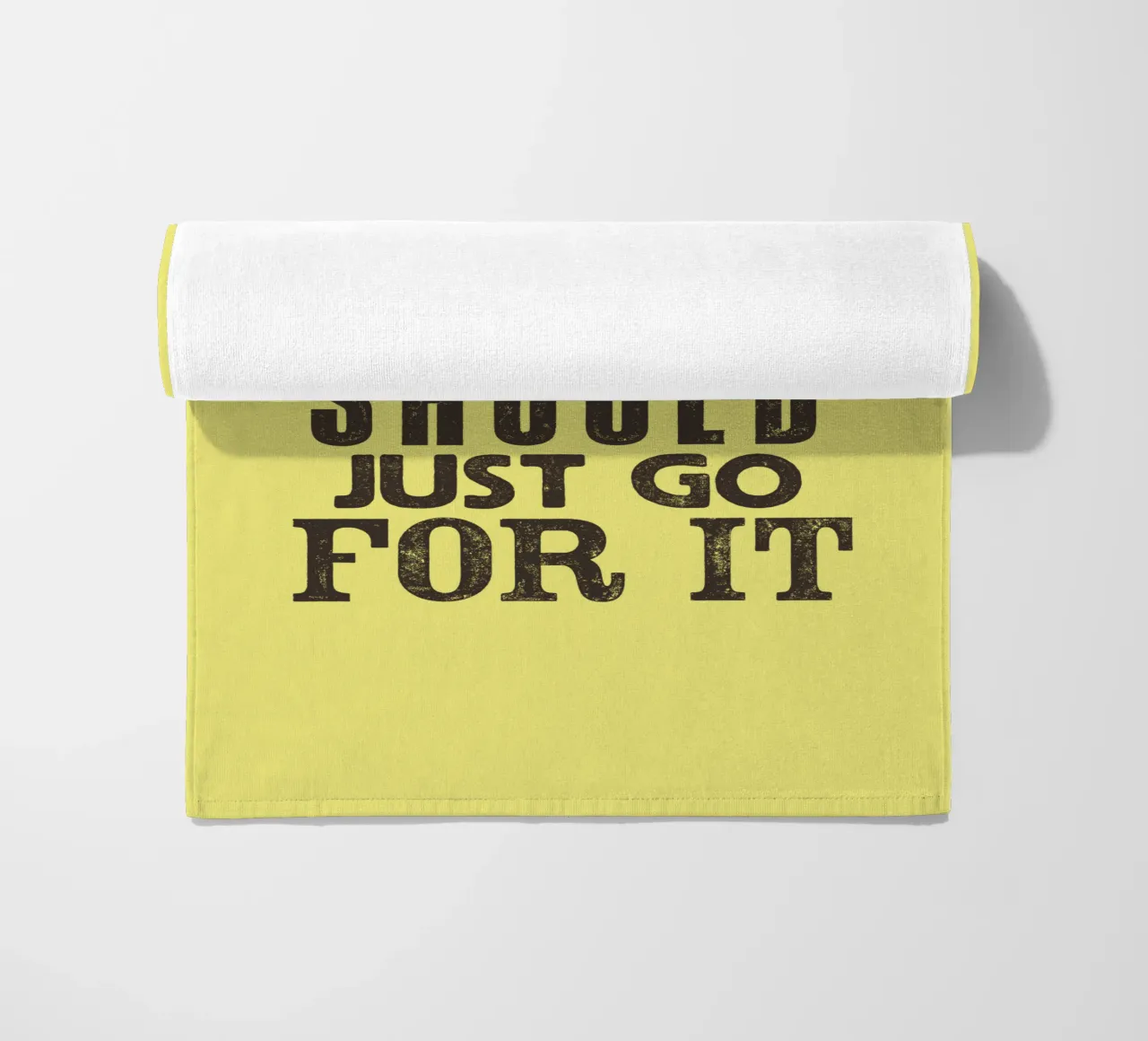 Penso che dovreste semplicemente fare un passo avanti telo mare da THE MOTIVATED TYPE