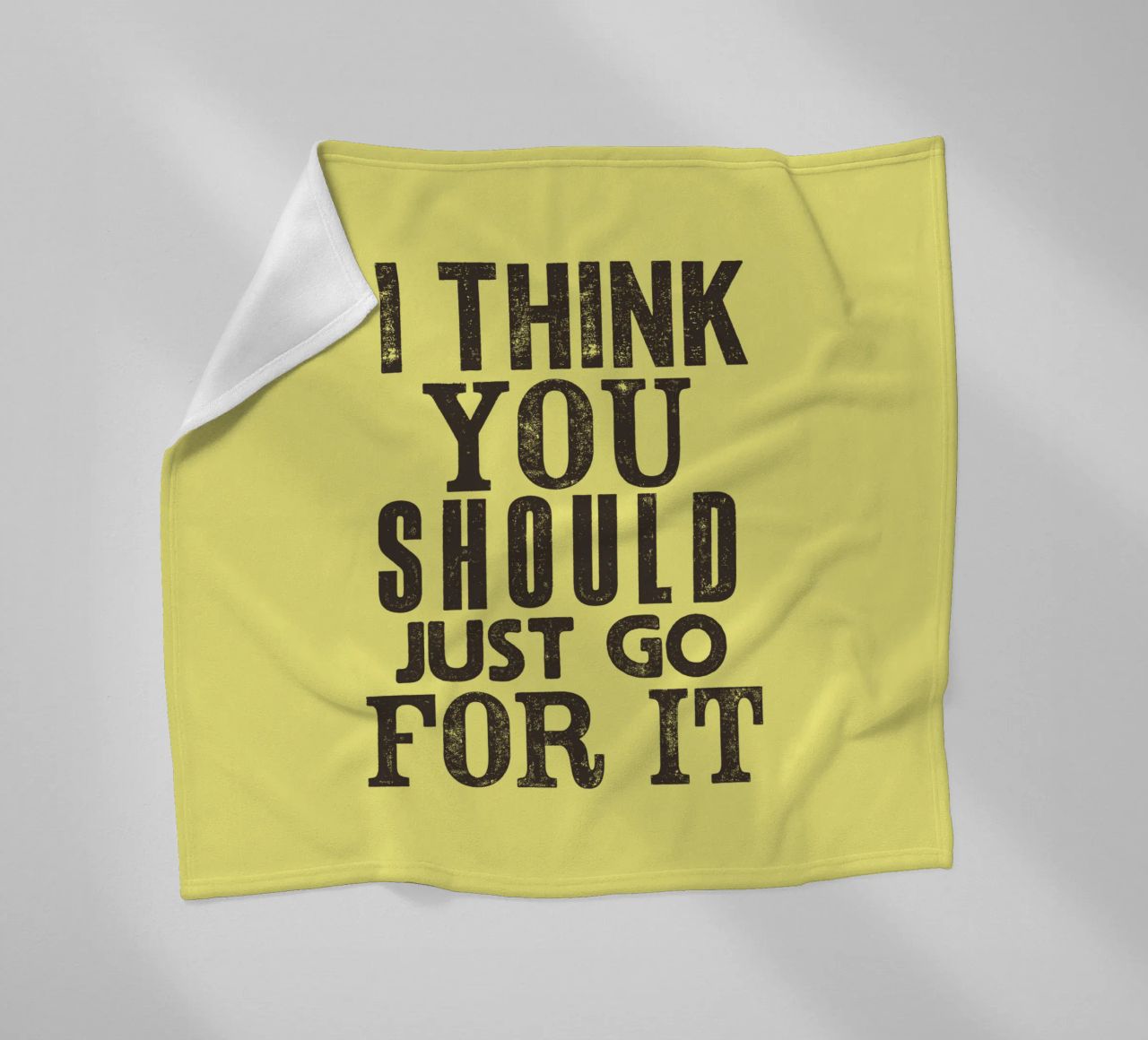 Penso che dovreste semplicemente fare un passo avanti coperta in pile da THE MOTIVATED TYPE